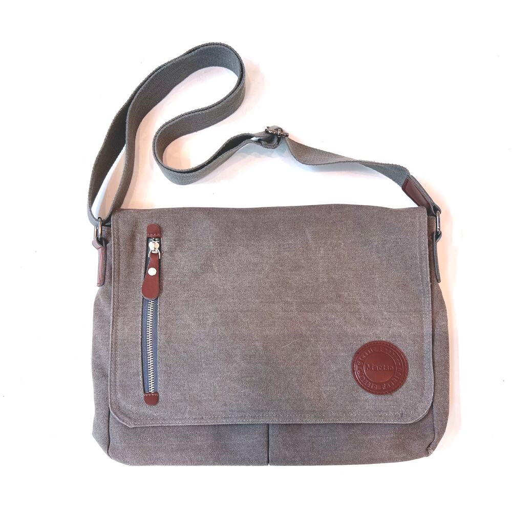 Mactso Canvas Cross Body Messenger Bag Sling Bag for Men and Women - Preowned
